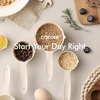 image:imageCAROTE 10Piece Kitchen Utensils Set with Wood CoolTouch Handles CreamCream White