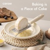 image:imageCAROTE 10Piece Kitchen Utensils Set with Wood CoolTouch Handles CreamCream White