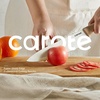 image:imageCAROTE 12Piece Knife Set Knives with WoodGrain Finish Handles White12pcs