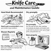 image:imageCAROTE 14Piece Knife Set with Wood Block RustResistant CreamCream