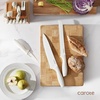 image:imageCAROTE 15Piece Knife Set Wood Block with BuiltIn Sharpener CreamWhite
