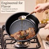 image:imageCAROTE 19pcs Pots and Pans Set Non Stick Detachable Handle Cookware GreenBlack