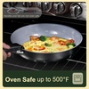 image:imageCAROTE 19pcs Pots and Pans Set Non Stick Detachable Handle CookwareBlackGray
