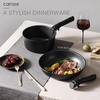 image:imageCAROTE 19pcs Pots and Pans Set Non Stick Detachable Handle CookwareJet Black