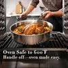 image:imageCAROTE 19pcs TriPly Stainless Steel Cookware Set with Detachable HandleSilver