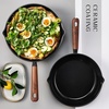 image:imageCAROTE 21pcs Ceramic Cookware Set Pots and Pans SetBlack