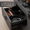 image:imageCAROTE 21pcs Ceramic Cookware Set Pots and Pans SetBlack