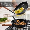 image:imageCAROTE 21pcs Ceramic Cookware Set Pots and Pans SetBlack