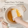 image:imageCAROTE 21pcs Ceramic Cookware Sets Pots and Pans SetCream White