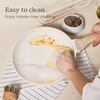 image:imageCAROTE 21pcs Ceramic Cookware Sets Pots and Pans SetCream White