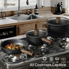image:imageCAROTE 21pcs Pots and Pans Set Nonstick Cookware SetsBlack