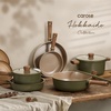 image:imageCAROTE 21pcs Pots and Pans Set Nonstick Cookware SetsGreen