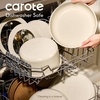image:imageCAROTE 25pcs Ceramic Cookware Set Pots and Pans Set with Detachable HandleOatmeal