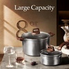 image:imageCAROTE 26pcs Pots and Pan Set Nonstick Cookware SetsSilver