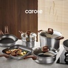 image:imageCAROTE 26pcs Pots and Pan Set Nonstick Cookware SetsSilver