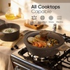 image:imageCAROTE 26pcs Pots and Pans Set Nonstick Cookware SetsBrown