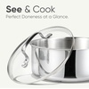 image:imageCAROTE 2Qt Stainless Steel Saucepan Set NonToxic 3Ply Stainless Steel Cookware Set with Lids Small Kitchen Pots Oven Safe Compatible with Induction Ceramic Gas Mothers Day GiftsSilver