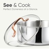 image:imageCAROTE 2Qt Stainless Steel Saucepan Set NonToxic 3Ply Stainless Steel Cookware Set with Lids Small Kitchen Pots Oven Safe Compatible with Induction Ceramic Gas Mothers Day GiftsSilver