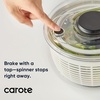 image:imageCAROTE 38 Qt Salad Spinner Small Lettuce Spinner Plastic Vegetable Fruit Washer Vegetable Cleaner Salad Cleaner Lettuce Washer NonSlip Base BPAFree