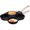 image:imageCAROTE 4Cup Nonstick Granite Egg Pan BlackBlack