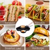 image:imageCAROTE 4Cup Nonstick Granite Egg Pan BlackBlack
