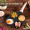image:imageCAROTE 4Cup Nonstick Granite Egg Pan BlackBlack