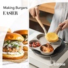 image:imageCAROTE 4Cup Nonstick Granite Egg Pan BlackCream White