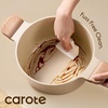 image:imageCAROTE 5 Qt Nonstick Stock Pot with Lid Soup Pot Ceramic 5 Quart Casserole with Lid Easy to Clean Non Stick Cooking Pot Cookware PFOA Free Ceramic Oatmeal