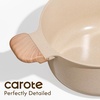 image:imageCAROTE 5 Qt Nonstick Stock Pot with Lid Soup Pot Ceramic 5 Quart Casserole with Lid Easy to Clean Non Stick Cooking Pot Cookware PFOA Free Ceramic Oatmeal