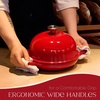 image:imageCAROTE 5QT Enameled Cast Iron Dutch Oven Red Round Bread OvenRed