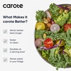 image:imageCAROTE 64 Qt Stainless Steel Salad Spinner Large Lettuce Spinner Vegetable Fruit Washer Vegetable Cleaner Salad Cleaner Lettuce Washer NonSlip Base Multifunctional for Salad Fruits