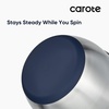image:imageCAROTE 64 Qt Stainless Steel Salad Spinner Large Lettuce Spinner Vegetable Fruit Washer Vegetable Cleaner Salad Cleaner Lettuce Washer NonSlip Base Multifunctional for Salad Fruits
