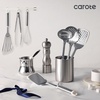 image:imageCAROTE 7PCS Stainless Steel Cooking Utensils Set Kitchen Tools for Stainless Steel Pots and Pans with Silicone High Temperature Resistance Dishwasher Safe
