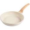 image:imageCAROTE 8 Inch Non Stick Frying Pan Cream White Granite SkilletCream White