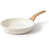 image:imageCAROTE 8 Inch Non Stick Frying Pan Cream White Granite SkilletCream White