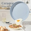 image:imageCAROTE Ceramic Cookware Set Nonstick 9pcs Pots and Pans Set Non stick NonToxic amp PFASFreeDishwasher RVCamping Cookware SetSauce Pan with Lid Blue