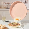 image:imageCAROTE Ceramic Cookware Set Nonstick 9pcs Pots and Pans Set Non stick NonToxic amp PFASFreeDishwasher RVCamping Cookware SetSauce Pan with Lid Pink
