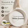 image:imageCAROTE Ceramic Cookware Sets Pots and Pans Set 16pcsCream White