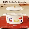 image:imageCAROTE Enameled 5QT Cast Iron Dutch Oven Pot with Gift Box BonjourBonjour