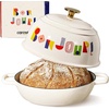 image:imageCAROTE Enameled 5QT Cast Iron Dutch Oven Pot with Gift Box BonjourYellow