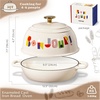 image:imageCAROTE Enameled 5QT Cast Iron Dutch Oven Pot with Gift Box BonjourYellow