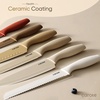 image:imageCAROTE Kitchen Knife Set 6 ColorCoded Knives and 6 Blade Guards 12PieceColorful