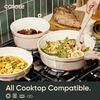 image:imageCAROTE Pots and Pans Set Ceramic Cookware Set 14pcsBeige Neutral