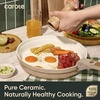 image:imageCAROTE Pots and Pans Set Ceramic Cookware Set 14pcsBeige Neutral