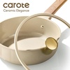 image:imageCAROTE Pots and Pans Set Ceramic Cookware Set 14pcsOatmeal