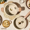 image:imageCAROTE Pots and Pans Set Ceramic Cookware Set 14pcsOatmeal