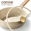image:imageCAROTE Pots and Pans Set Ceramic Cookware Set 14pcsOatmeal