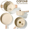 image:imageCAROTE Pots and Pans Set Ceramic Cookware Set 14pcsOatmeal
