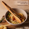 image:imageCAROTE Wooden Utensil Set 8Piece Acacia Wood Cooking UtensilsWooden