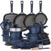 image:imageCAROTE 31pcs Pots and Pans Set Nonstick Cookware SetBlue